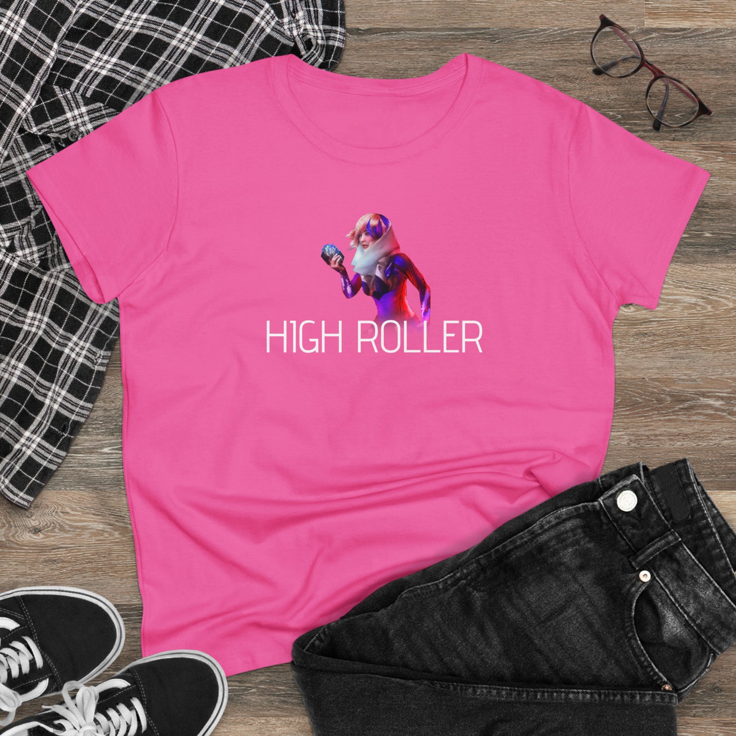 T-Shirt: Women's High Roller Deuces Wild